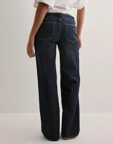 Abrand Jeans - Blå - 99 Low Wide Halle 