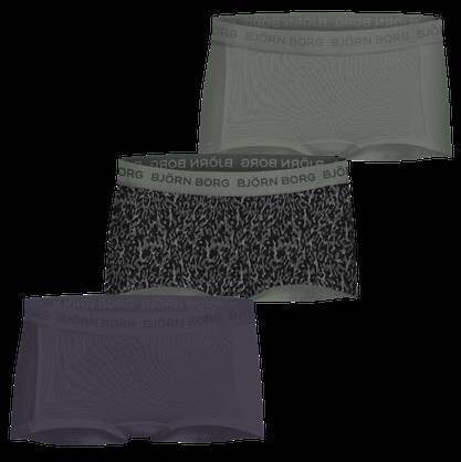 Björn Borg Cotton Stretch Boxer Shorts 3-pack Grön, 170 