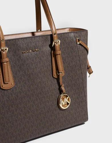 Michael Kors - Brun - Voyager Medium Mid Fold Top Zip Tote 