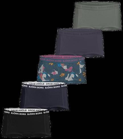Björn Borg Cotton Stretch Boxer Shorts 5-pack Svart, 170 
