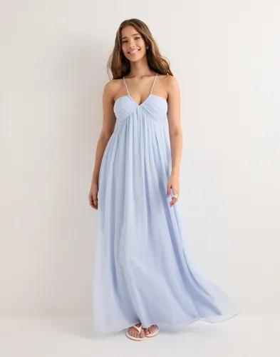 Nelly - Blå - Ruched Detail Dress 