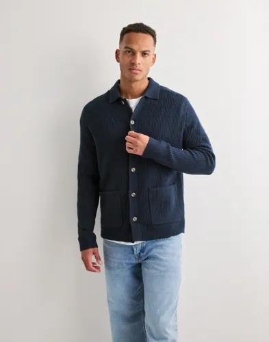 Only & Sons Onsjet Reg Ls Cardigan Knit Frml Cardigans & Koftor Blå