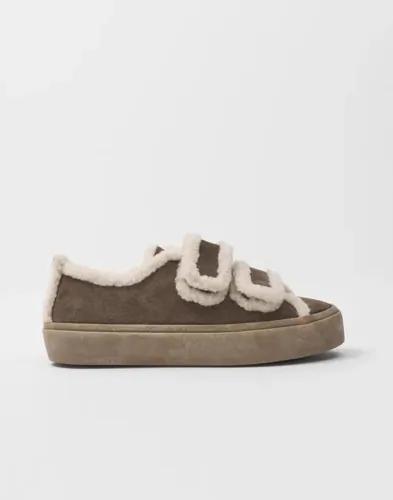 Inuikii - Brun - Shearling Low Velcro 
