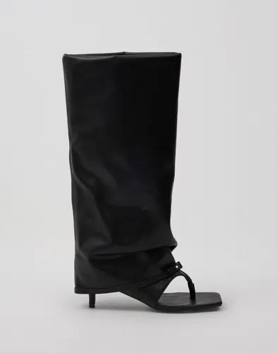 Nelly - Svart - Spring Thong Boot 