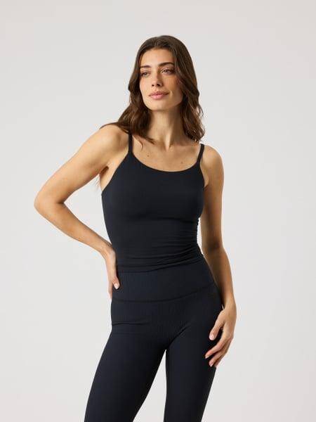 Björn Borg Studio Soft Cropped Tank Top Svart, XXL