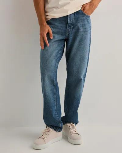 Only & Sons Onsedge Loose Mid. Blue 4939 Jeans Straight jeans Blå 