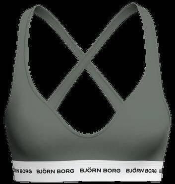 Björn Borg Logo Bralette Grön, XXL 