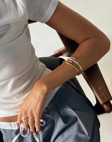 Muli Collection - Silver - Aurora Bangle Bracelet 