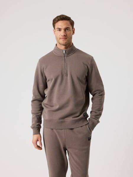 Björn Borg Centre Half Zip Brun, XXL