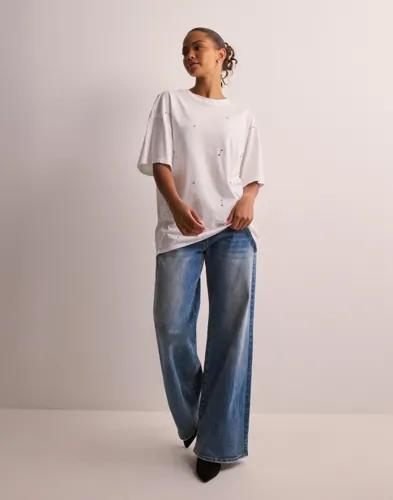 Only - Vit - Onllucy Life S/S Bling Top Box Jrs 