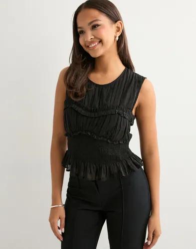 Neo Noir - Svart - Tiril S Voile Top 
