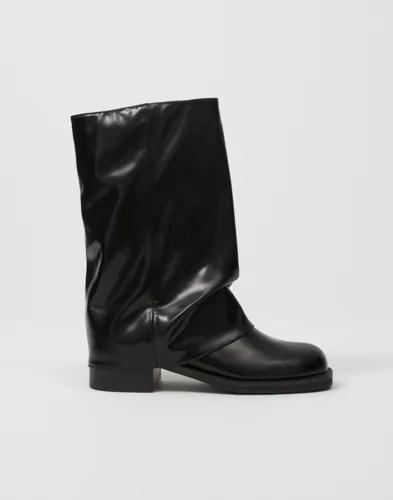 Nelly - Svart - Low Shaft Scrunch Boot 