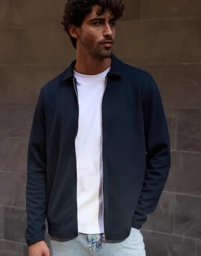 Only & Sons Onsnewkodyl Reg Zip Sweat Vd Tröjor med dragkedja Blå