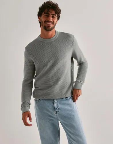 Solid SDValencia knit pullover Stickade tröjor Grå