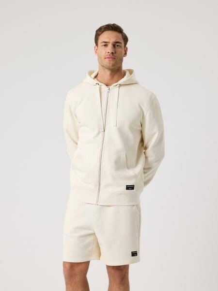 Björn Borg Centre Zip Hoodie Vit, XXL