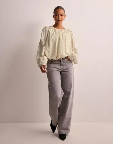 OBJECT - Beige - Objelbira L/S Short Top 134 