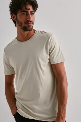 Solid Sdrock Ss Kortärmade t-shirts Beige 