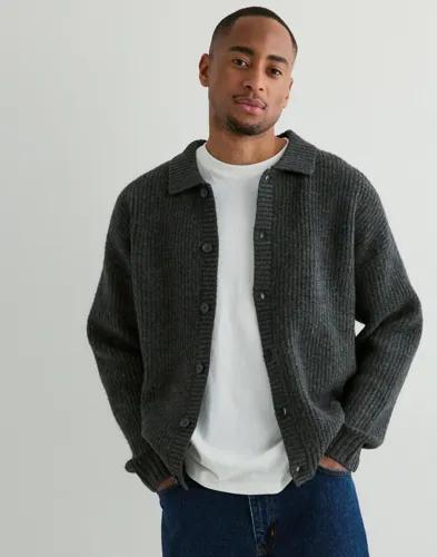 Jack & Jones Joryork Knit Cardigan Polo STYDAW25 Cardigans & Koftor Grå