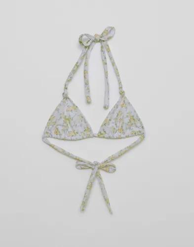 Nelly - Blommig - Pretty Fitted Bikini Triangle