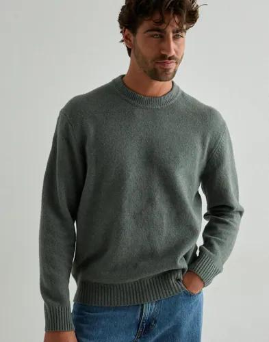 Only & Sons Onsjames Rlx Crew Knit Noos Stickade tröjor Grå 