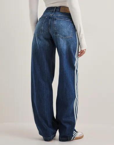 Adidas Originals - Blå - Dad Jeans 