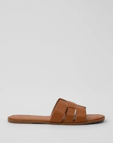 Nelly - Brun - Flat Sandal 