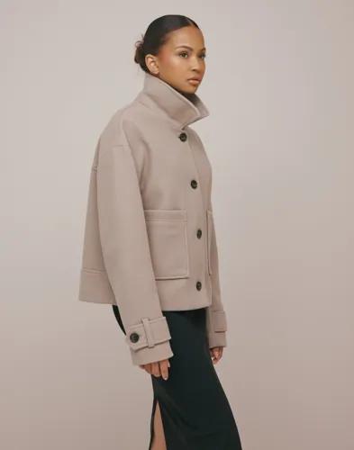 Nelly - Beige - Short Pocket Jacket 