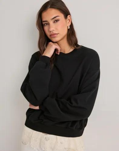 Nelly - Svart - Lace Detail Sweat 