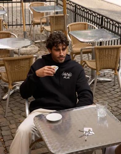 Les Deux Orchard Hoodie Hoodies Svart 