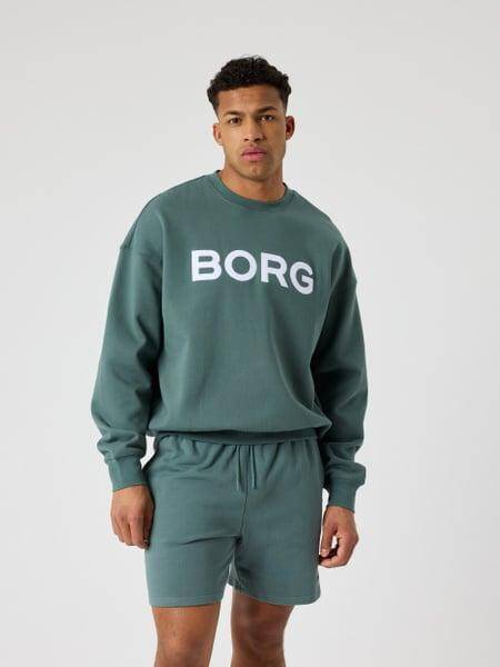 Björn Borg Borg Oversized Logo Sweatshirt Grön, XXL 