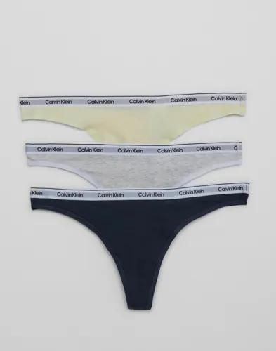 Calvin Klein Underwear - Multi/Mönstrad - Thong 3PK