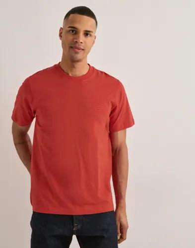 Mads Nørgaard Cotton Jersey Frode Logo Tee F Kortärmade t-shirts Röd