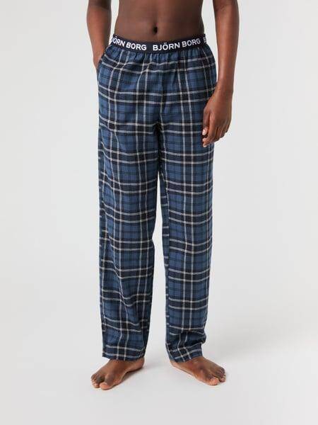 Björn Borg Core Flannel Pyjama Pants Blå, 170 