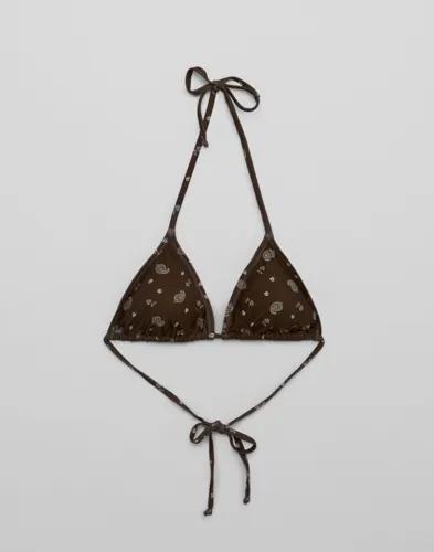 BECKSÖNDERGAARD - Brun - Bloom Paisley Bel Bikini Top