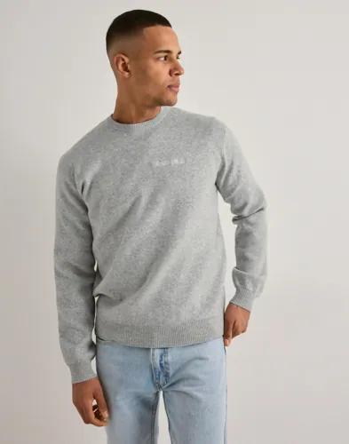 Only & Sons Onssade Reg Ls Crew Neck Knit Sweatshirts Grå 