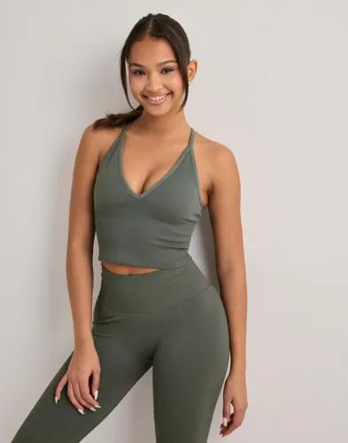 Aim'n - Grön - Shape Seamless Cross Back Bralette