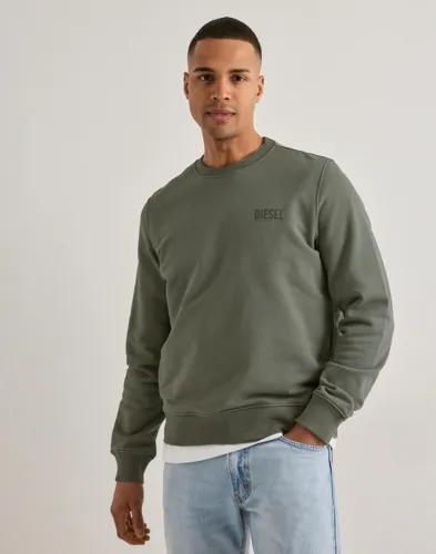 Diesel S-Ginn-V1 Sweat-Shirt Sweatshirts Grön