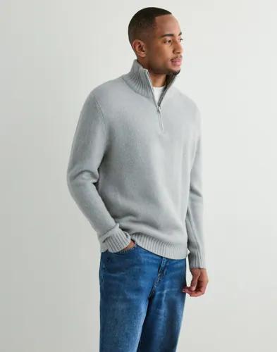 Que Sera Sera Ted Half Zip Knit Half zip Grå