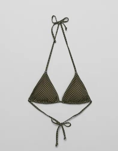 BECKSÖNDERGAARD - Grön - Polka Dot Bel Bikini Top