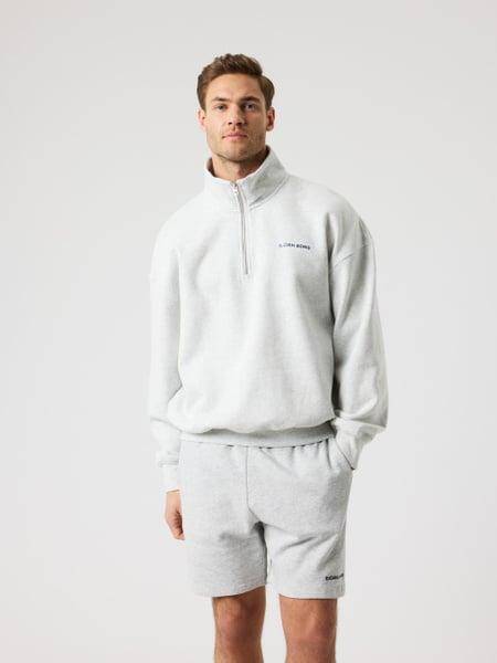 Björn Borg Borg Oversized Half-zip Grå, XXL 