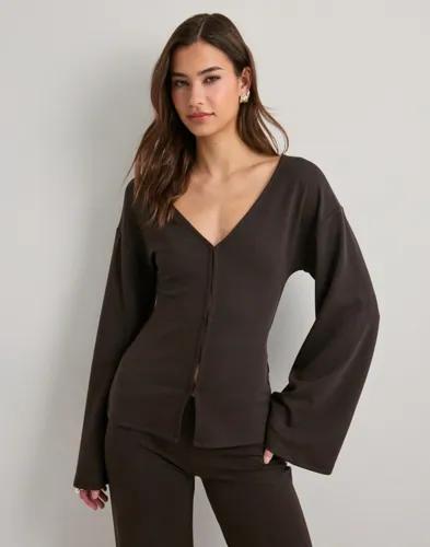 Nelly - Brun - Luxury Waist Focus Cardigan 