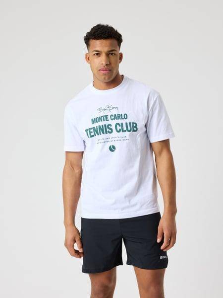 Björn Borg Borg Classic Print T-shirt Vit, XXL 