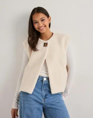 Neo Noir - Beige - Anjanna Teddy Vest 