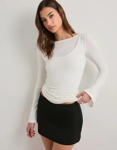 Nelly - Svart - Mini Shorts Skirt 