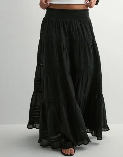Neo Noir - Svart - Felicia S Voile Skirt 