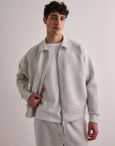 Jack & Jones Jcodynamic Sweat Zip High Neck Tröjor med dragkedja Grå 