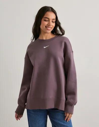 Nike - Lila - W Nsw Phnx Flc Os Long Crew 