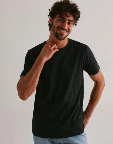 Solid Rock SS Organic Kortärmade t-shirts Svart