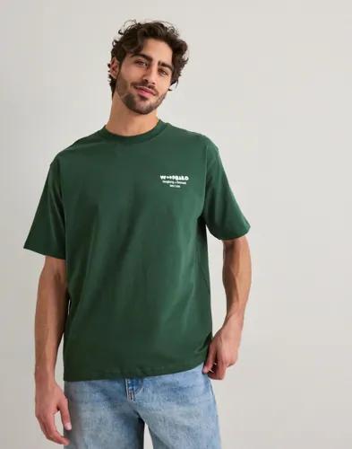 Woodbird Wbbaine Wok Tee Kortärmade t-shirts Grön