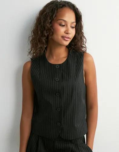 Only - Svart - Onlmalena-Reina Waistcoat Tlr Noos 